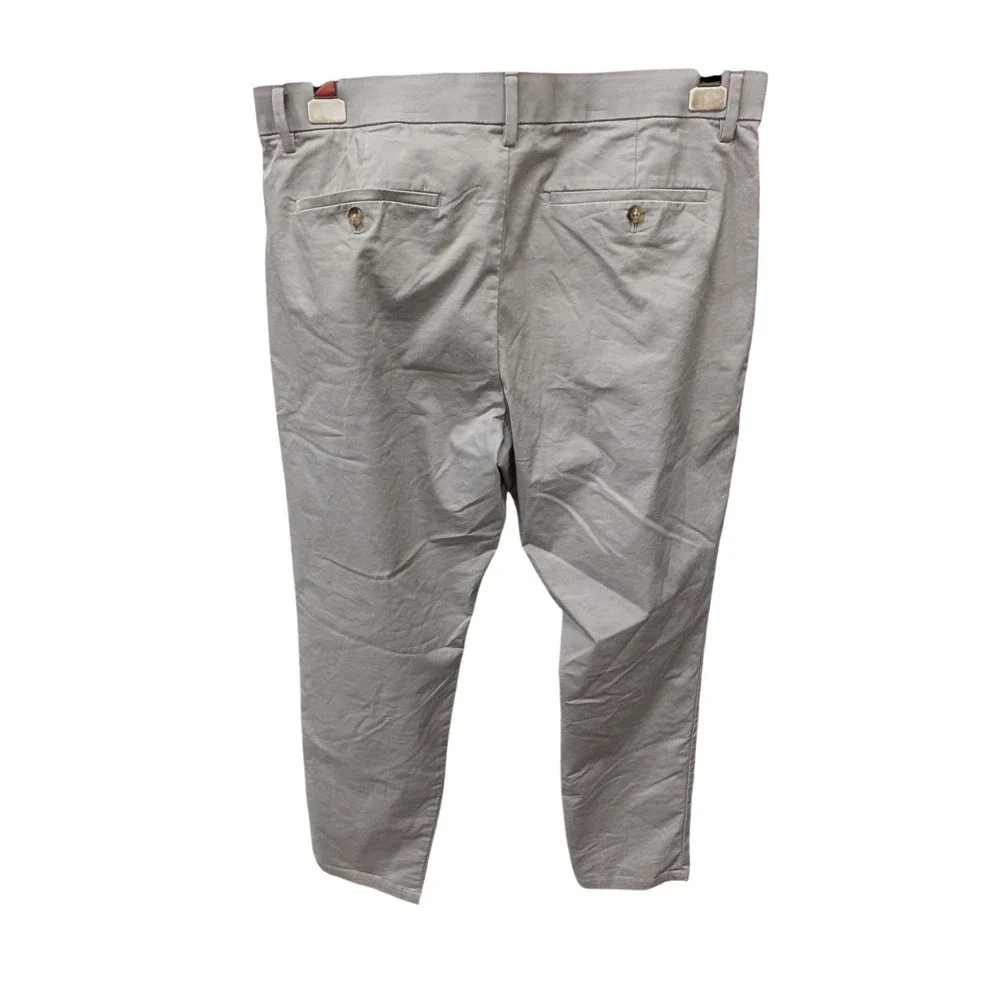 Banana Republic‎ Men's Slim Core Temp Pant Light Gray Chino Trousers- 34/30